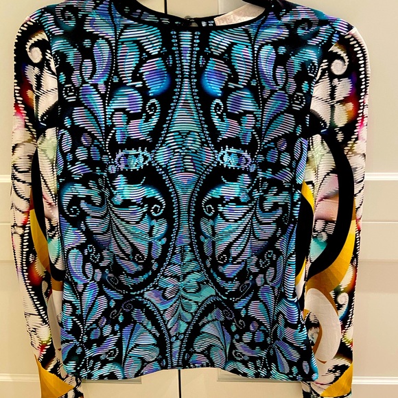 Peter Pilotto 100 % silk blouse size, US 4 - Picture 1 of 5